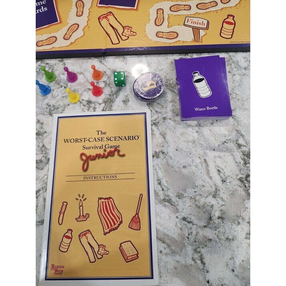 The Worst Case Scenario Survival Game Junior Edition Board Game 2003 Age 8+ 2+ - Picture 2 of 4